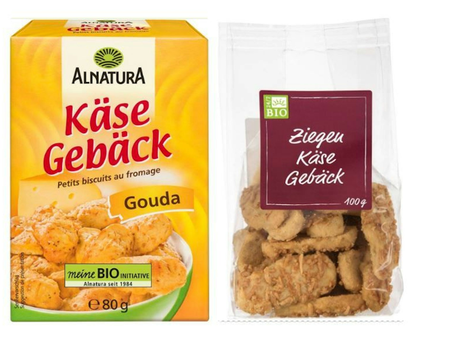 Rückruf bei Alnatura im August 2024: Diese beiden Gebäck-Produkte mit Käse sind betroffen.