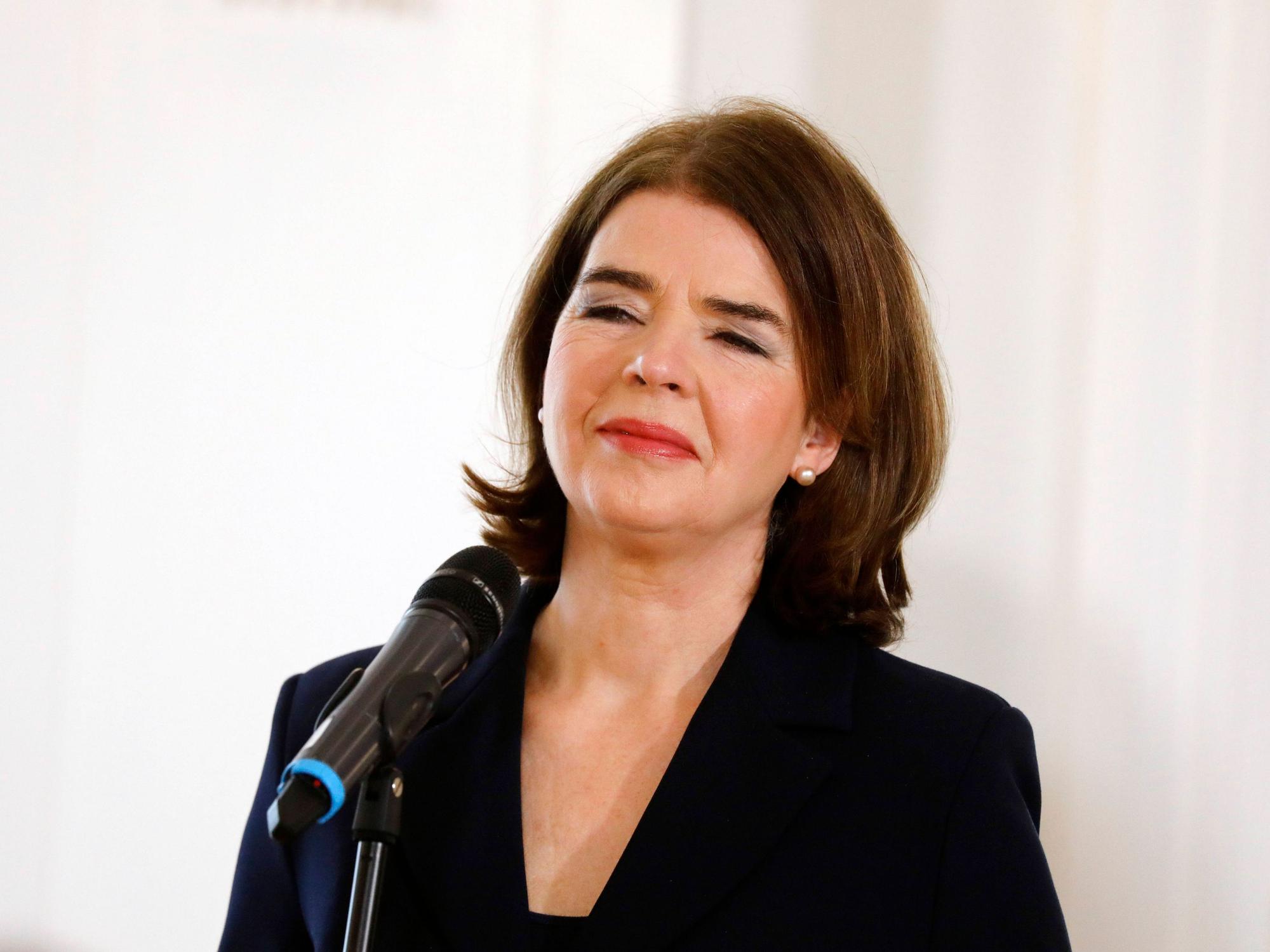 Moderatorin Susanne Daubner im April 2021