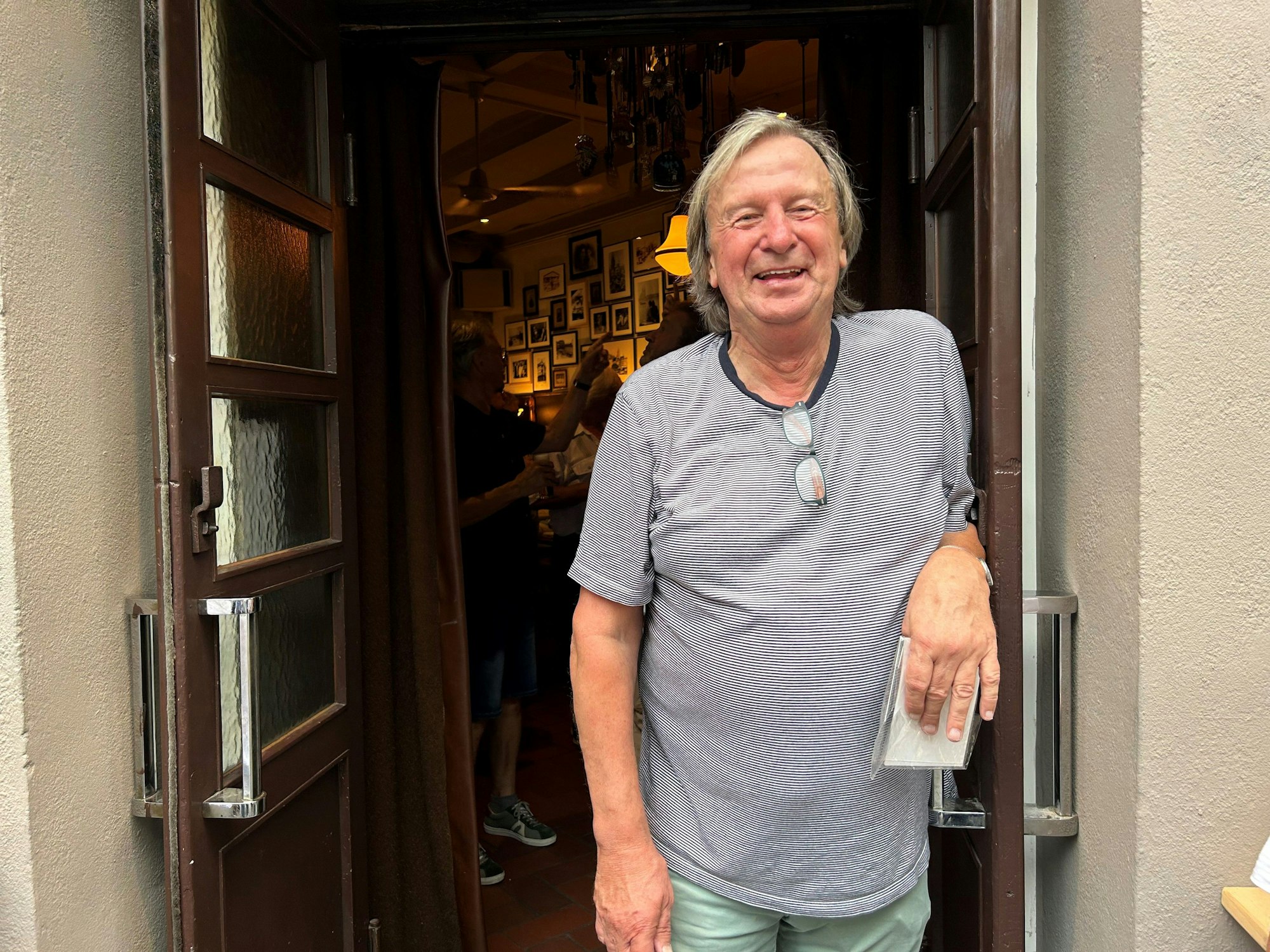 Norbert von der Grün an der Försterstube.