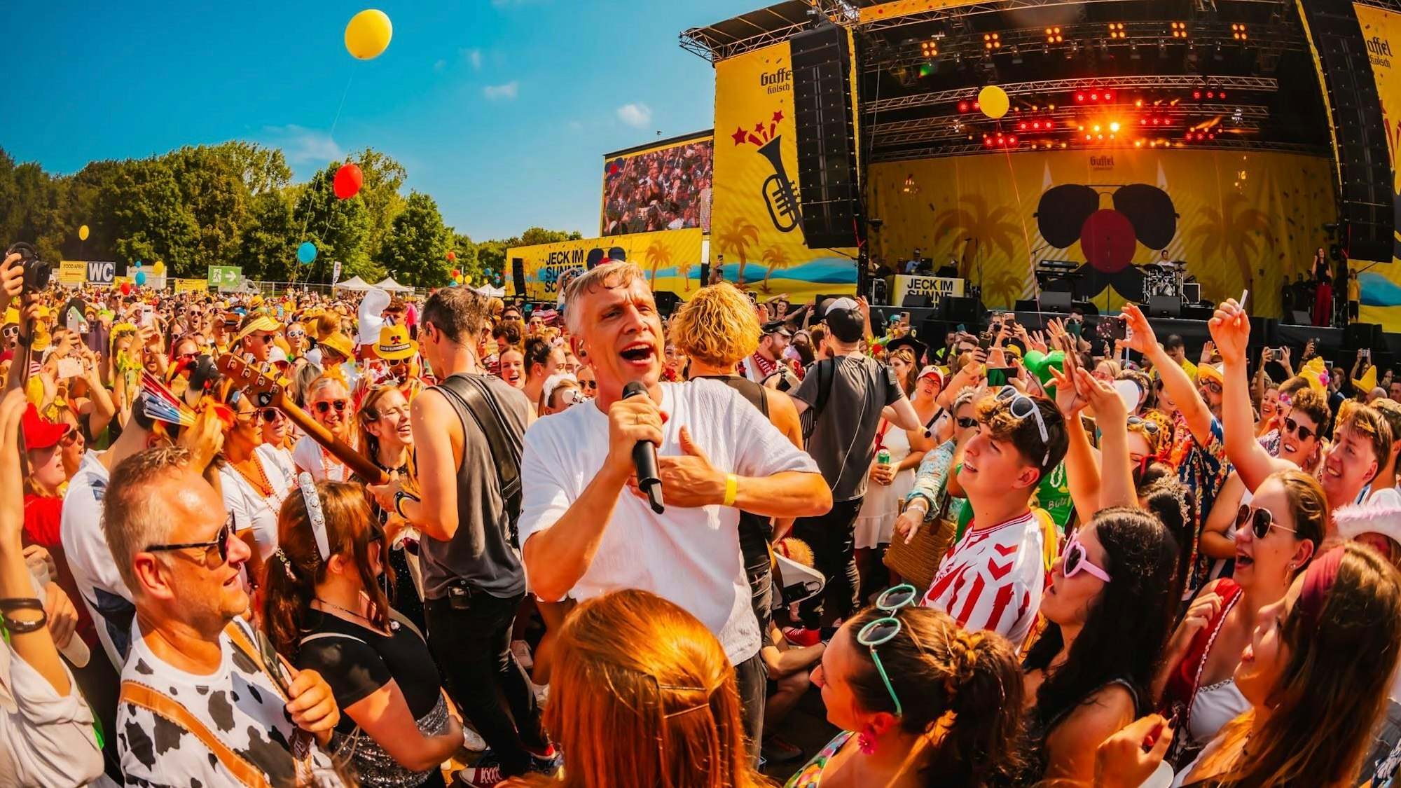 Kasalla bei Jeck im Sunnesching.