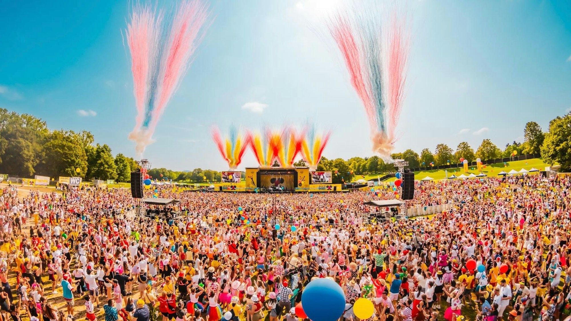 Jeck im Sunnesching in Bonn.