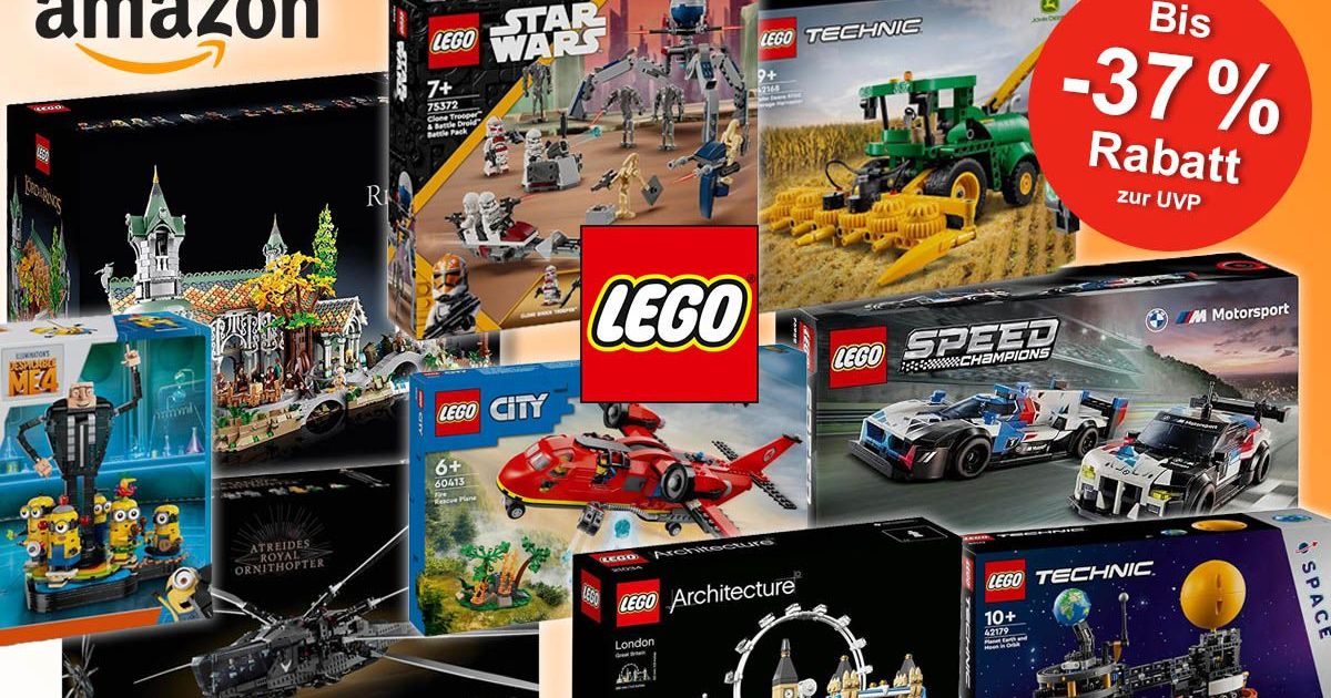Mega-Rabatte auf LEGO im Amazon Sale: Bis -37% auf viele Sets zum ...