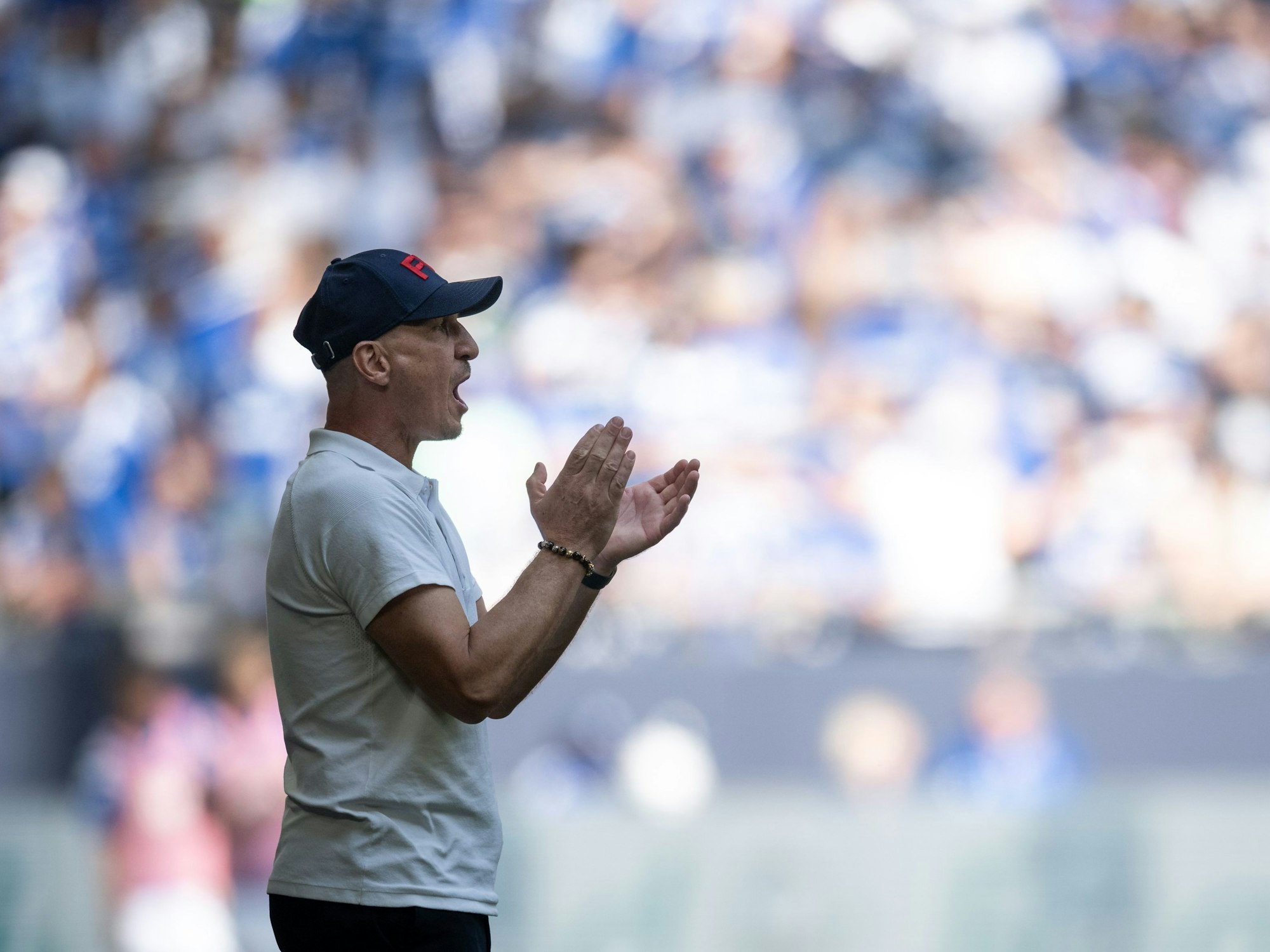 Gerhard Struber applaudiert gegen Schalke.