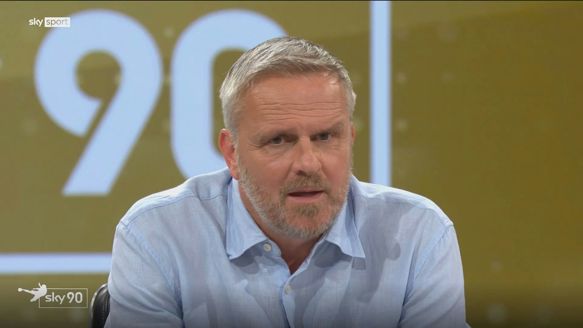 Dietmar Hamann am Sonntag (1. September 2024) bei Sky90.