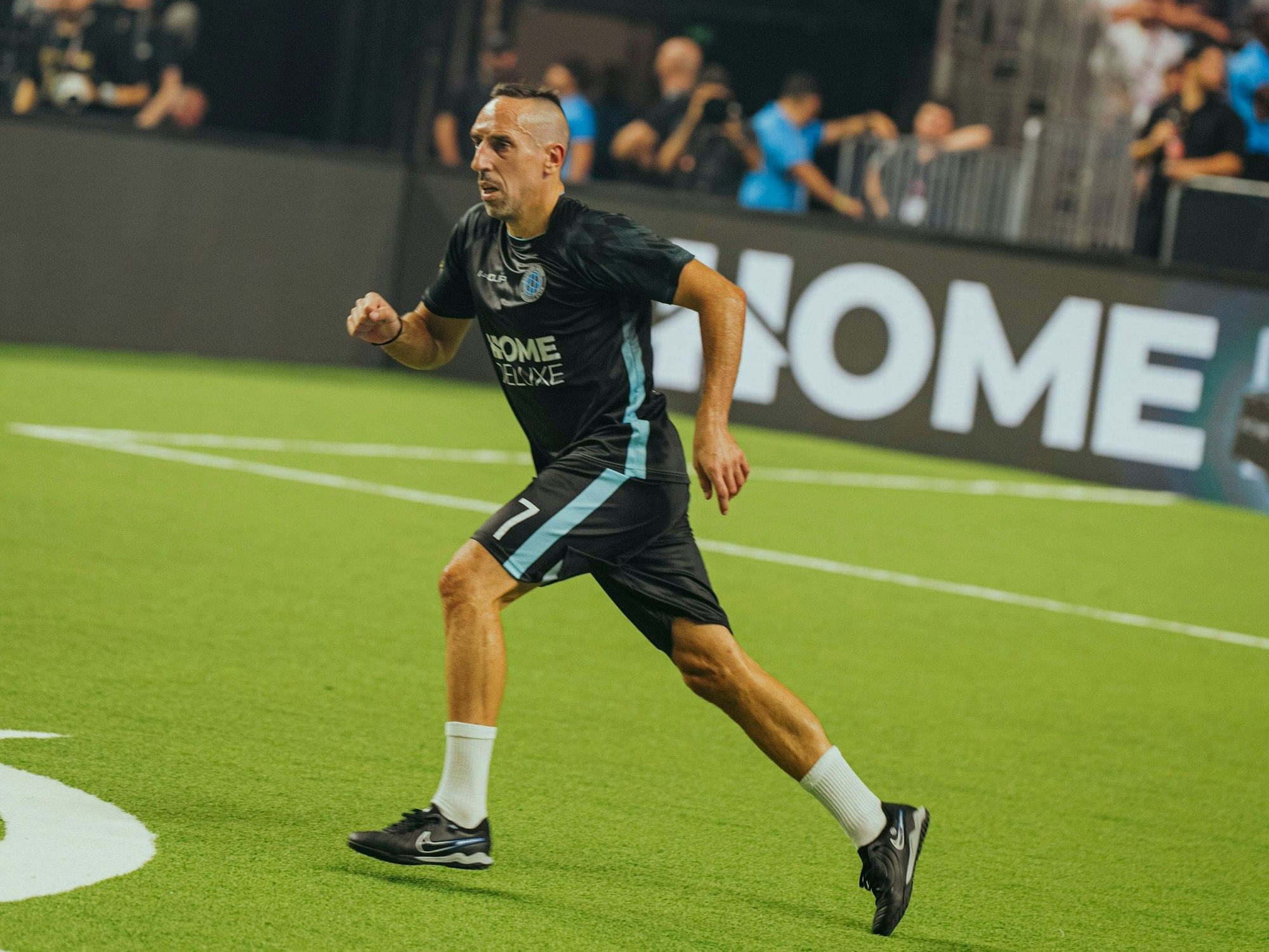 Franck Ribéry beim Hallen-Fußball.