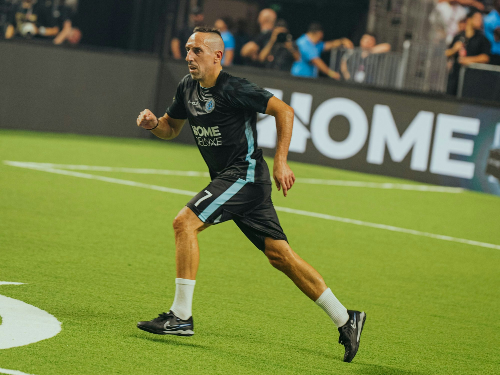 Franck Ribéry beim Hallen-Fußball.