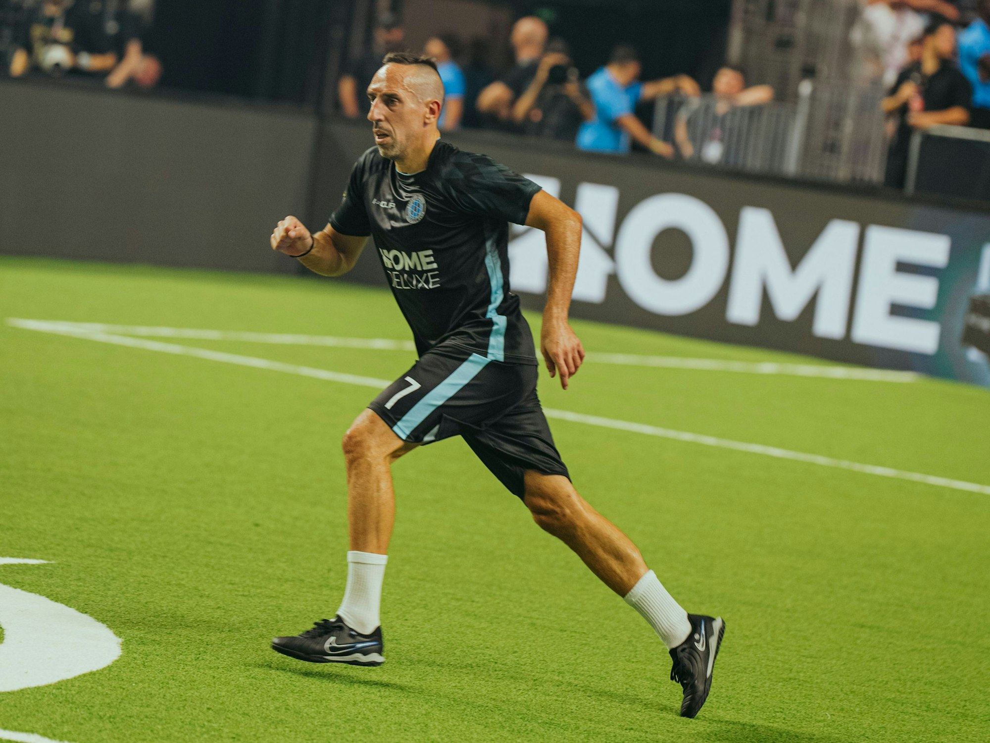 Franck Ribéry beim Hallen-Fußball.
