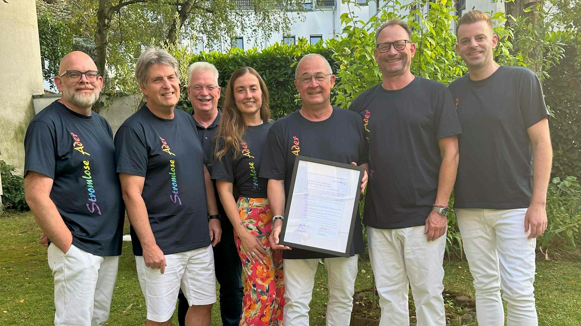 Der Vorstand der KKG Stromlose Ader.