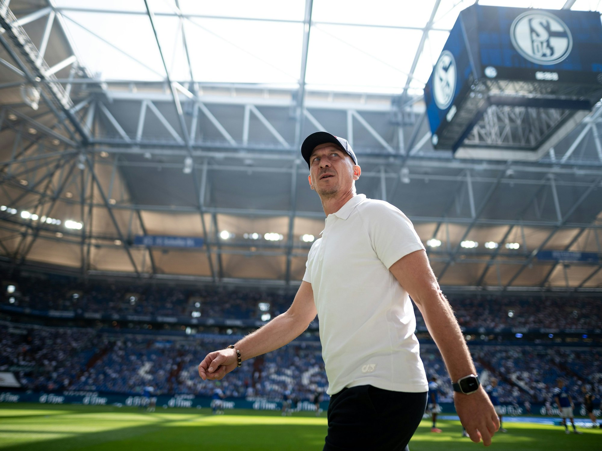 Gerhard Struber auf Schalke.