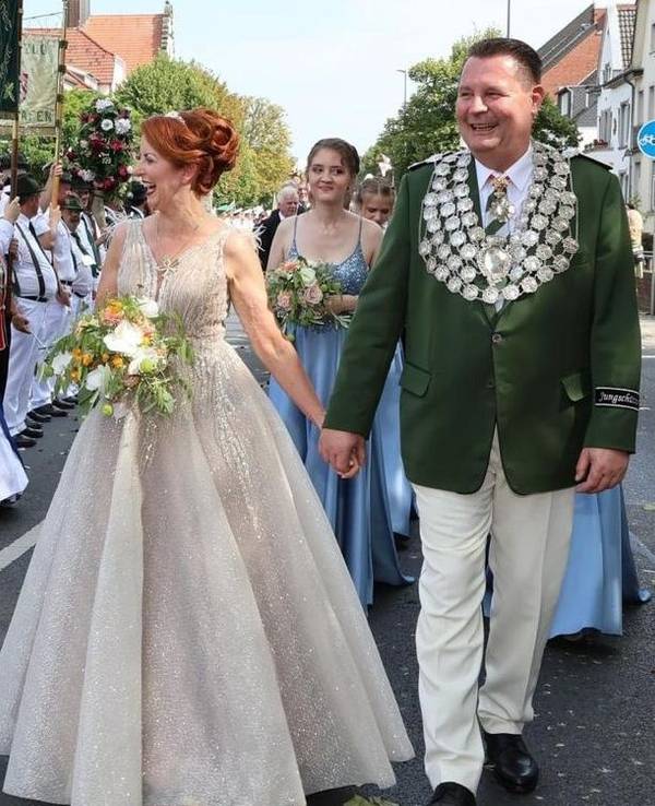 Rüdiger Schlott beim Umzug.