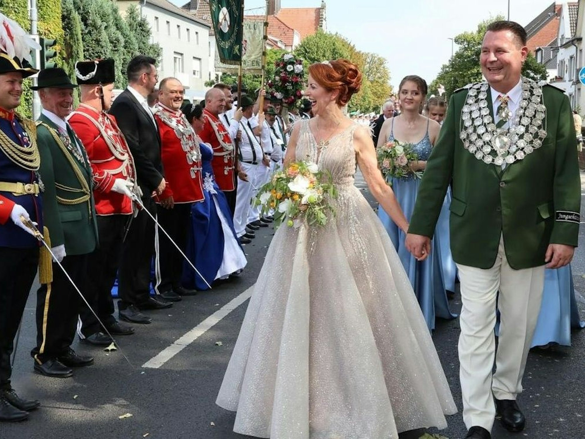 Rüdiger Schlott beim Umzug.