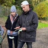 Mike (25) und Angelique (20) gemeinsam mit ihrem Sohn Louis.