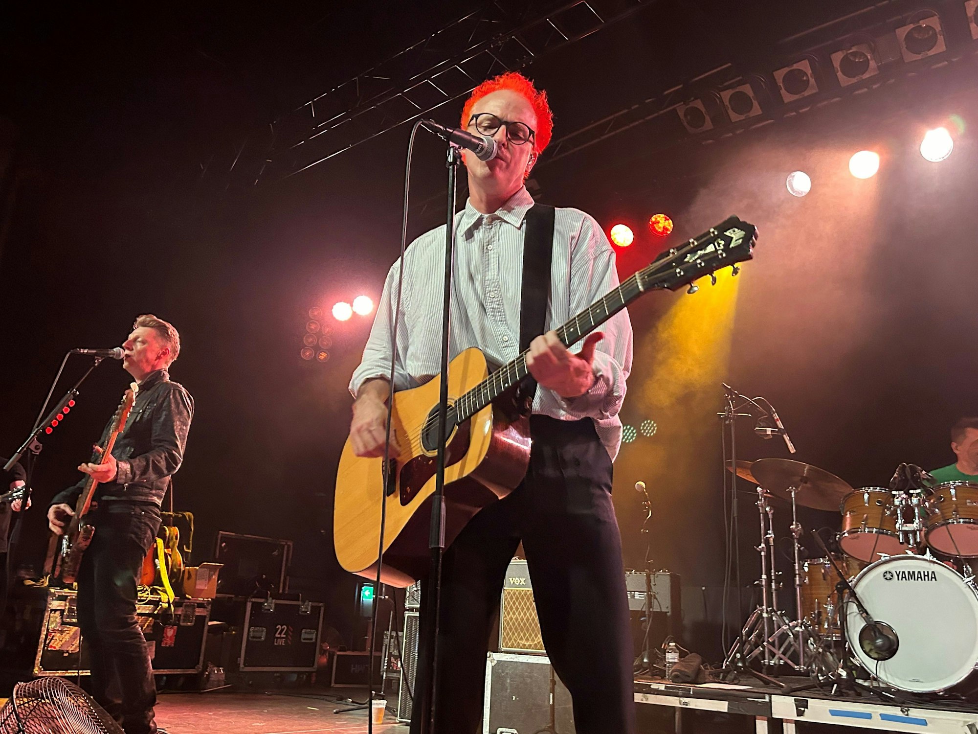 Travis beim Konzert in Köln.
