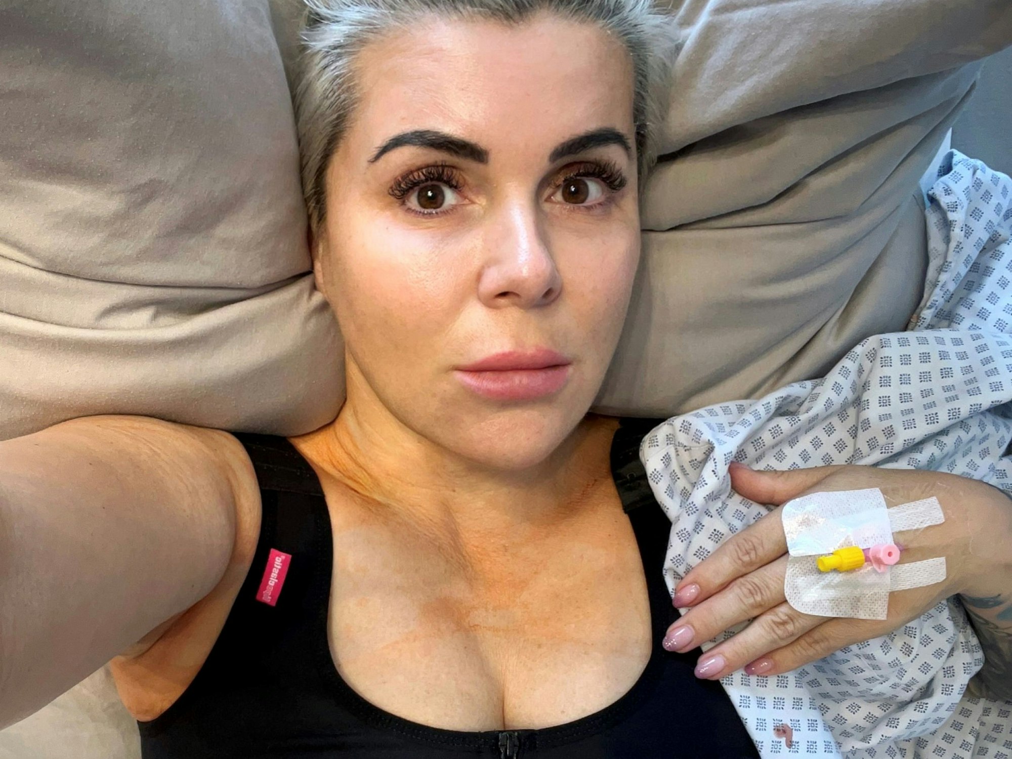 Mona Buruncuk im Krankenhaus.