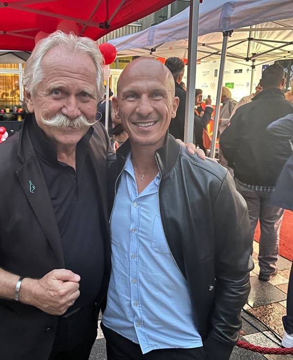 FC-Trainer Gerhard Struber traf erstmals Henning Krautmacher.