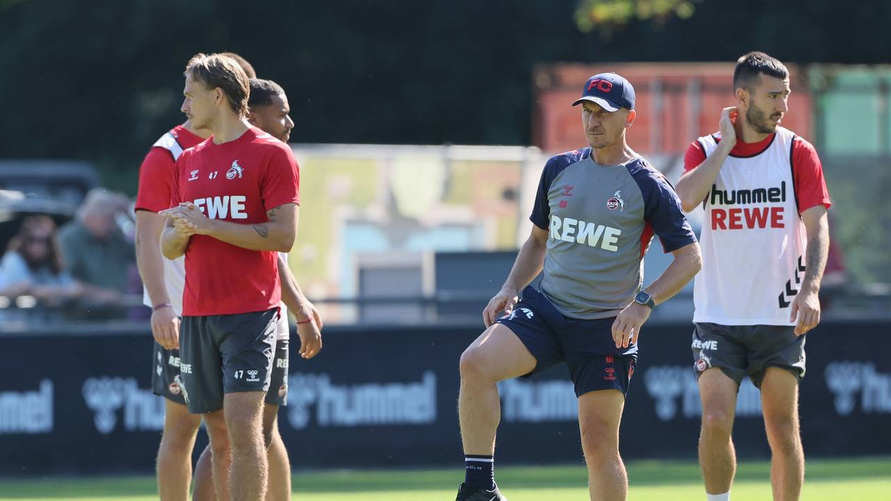 1. FC Köln, Training mit Gerhard Struber.
