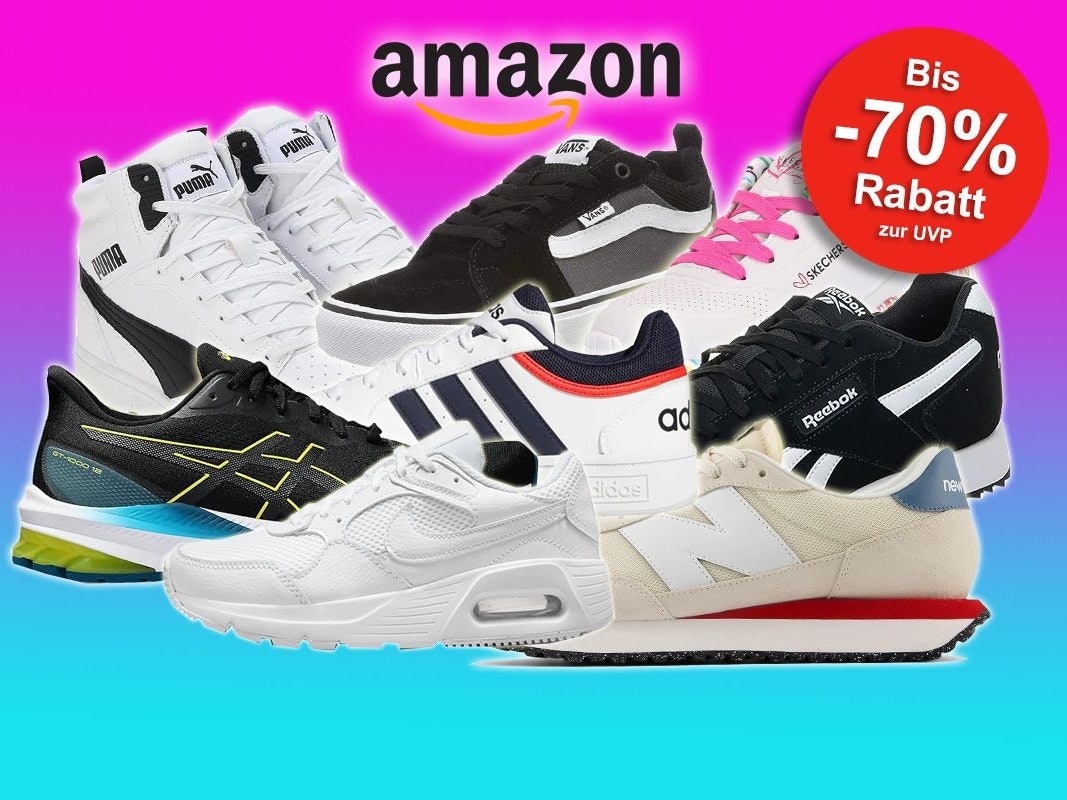 Auf dem Bild sind unterschiedliche Sneaker zu sehen.