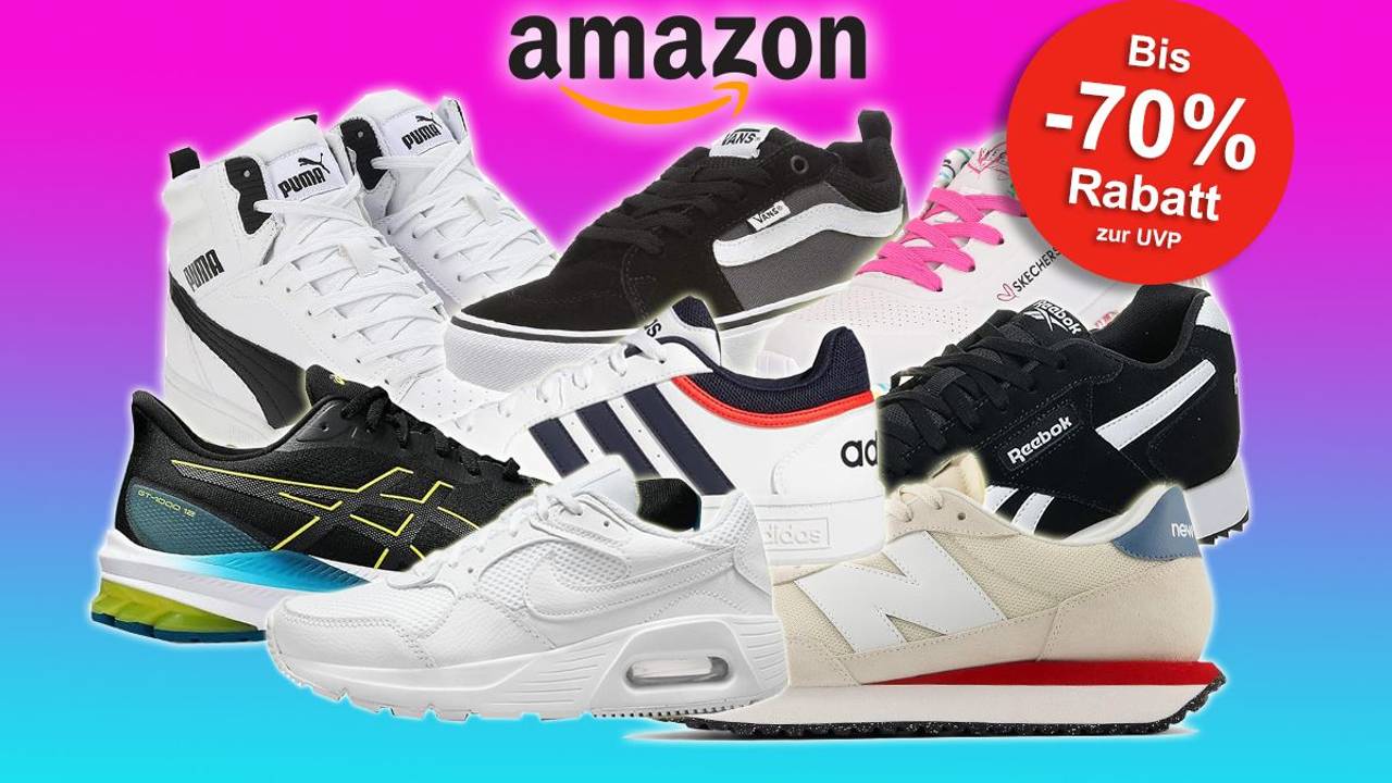 Auf dem Bild sind unterschiedliche Sneaker zu sehen.