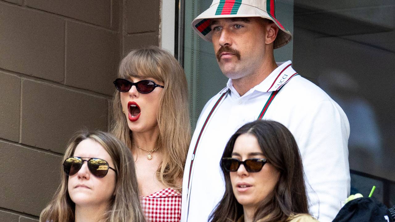 Taylor Swift und Travis Kelce schauten sich das Finale der US Open an.
