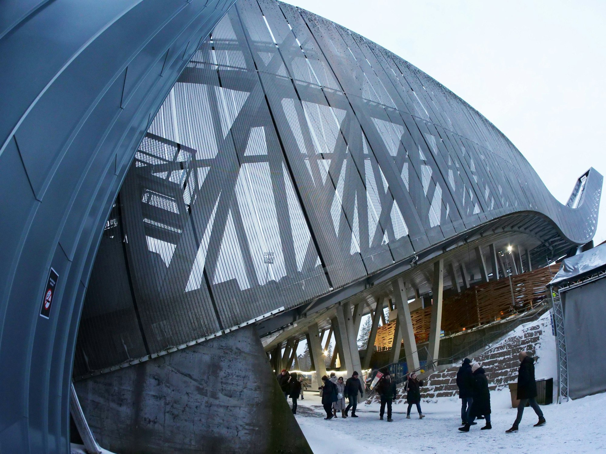 Die weltberühmte Schanze am Holmenkollen.