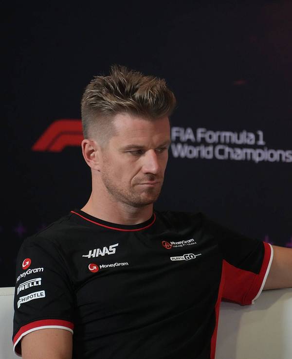 Nico Hülkenberg auf der Pressekonferenz des Großen Preises von Italien in Monza.