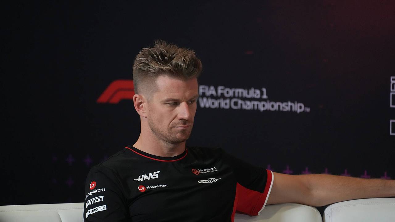 Nico Hülkenberg auf der Pressekonferenz des Großen Preises von Italien in Monza.