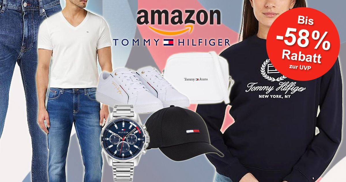 Mega-Rabatte auf Tommy Hilfiger Fashion bei Amazon: Angebote bis 58% ...