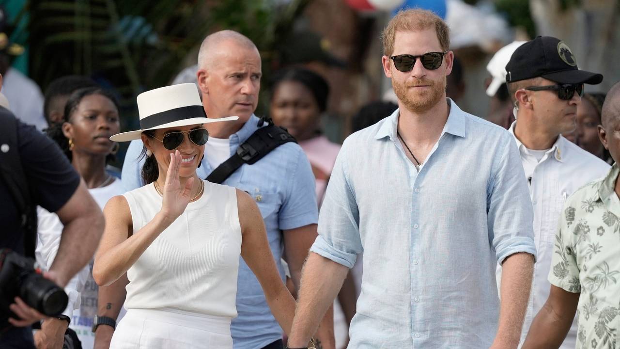 Prinz Harry und Meghan im August zu Besuch in San Basilio de Palenque.