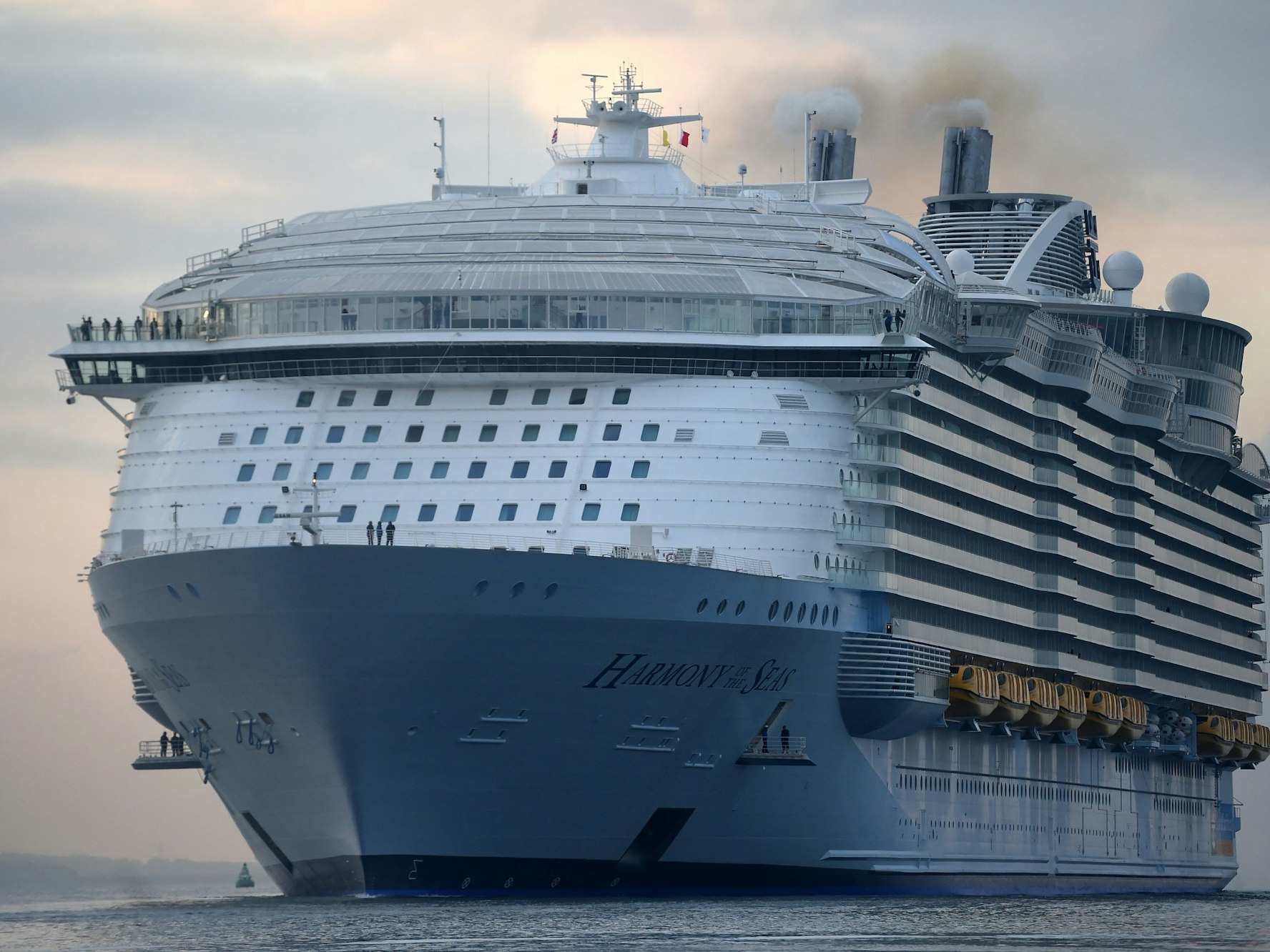 Das Kreuzfahrtschiff „Harmony of the Seas“ der Reederei Royal Caribbean.
