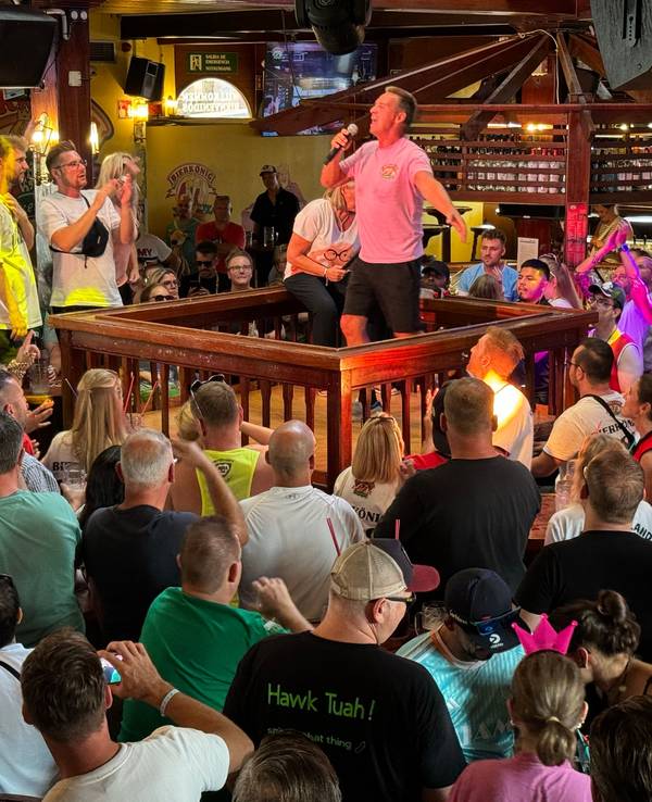 Jürgen Milski tritt am Ballermann im Bierkönig auf.