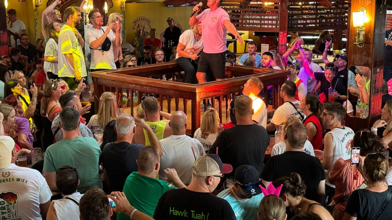 Jürgen Milski tritt am Ballermann im Bierkönig auf.