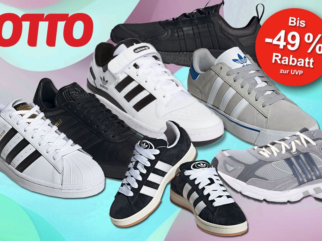 Adidas Sneaker verschiedene Modelle Gazelle, Campus und mehr mit OTTO Logo.