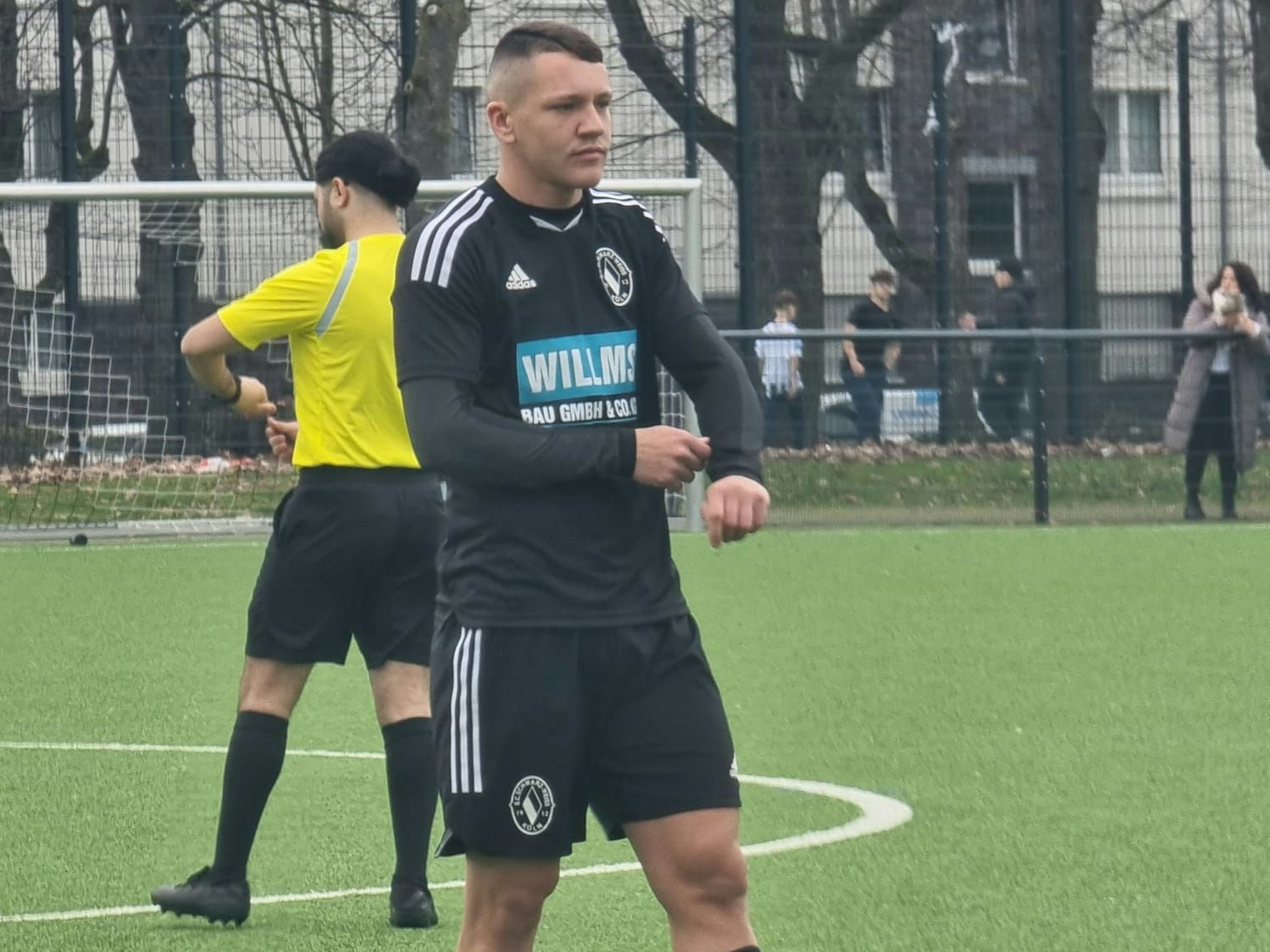 Ricky Fritzen auf dem Fußballplatz.