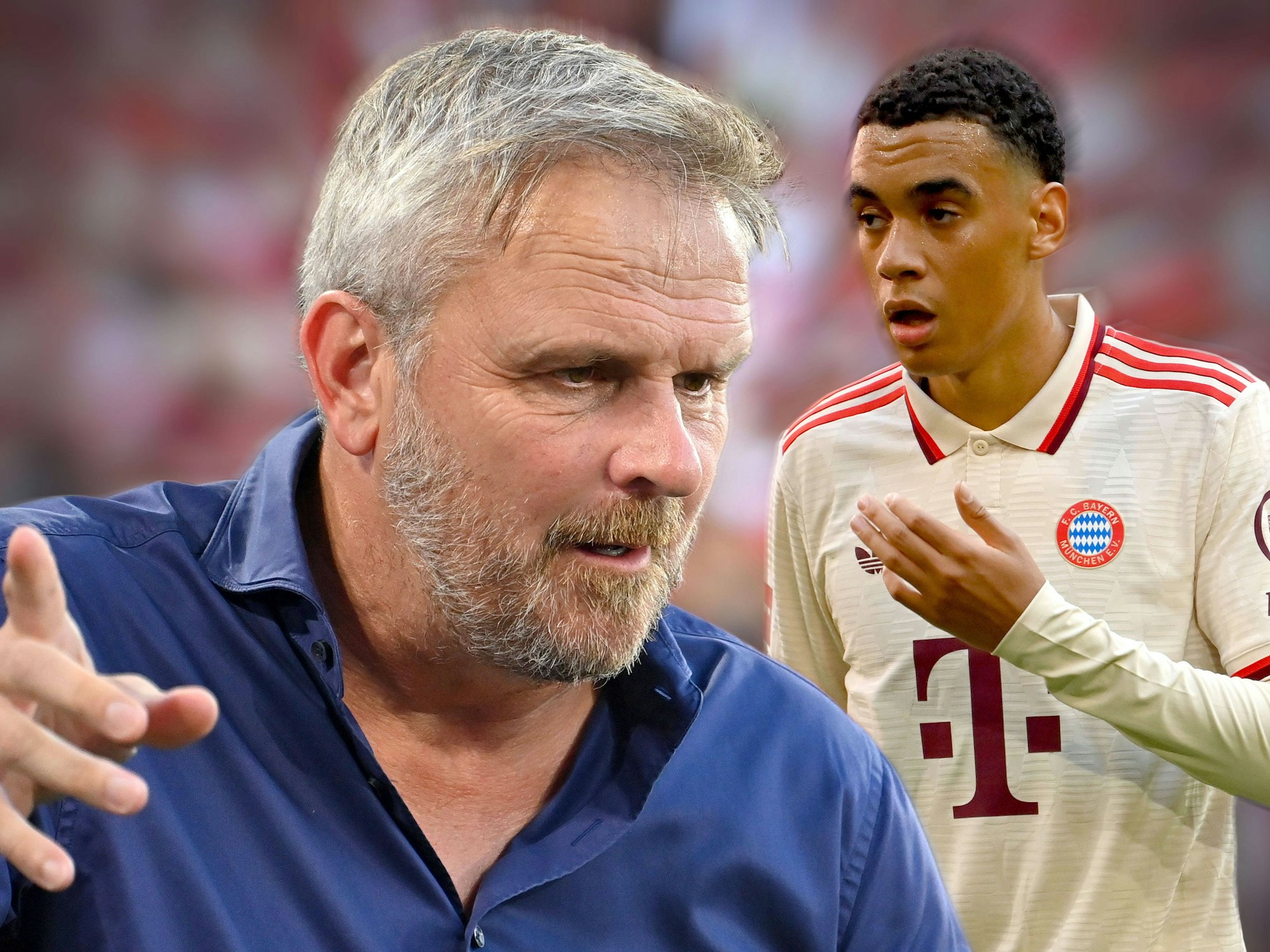 Dietmar Hamann und Jamal Musiala.