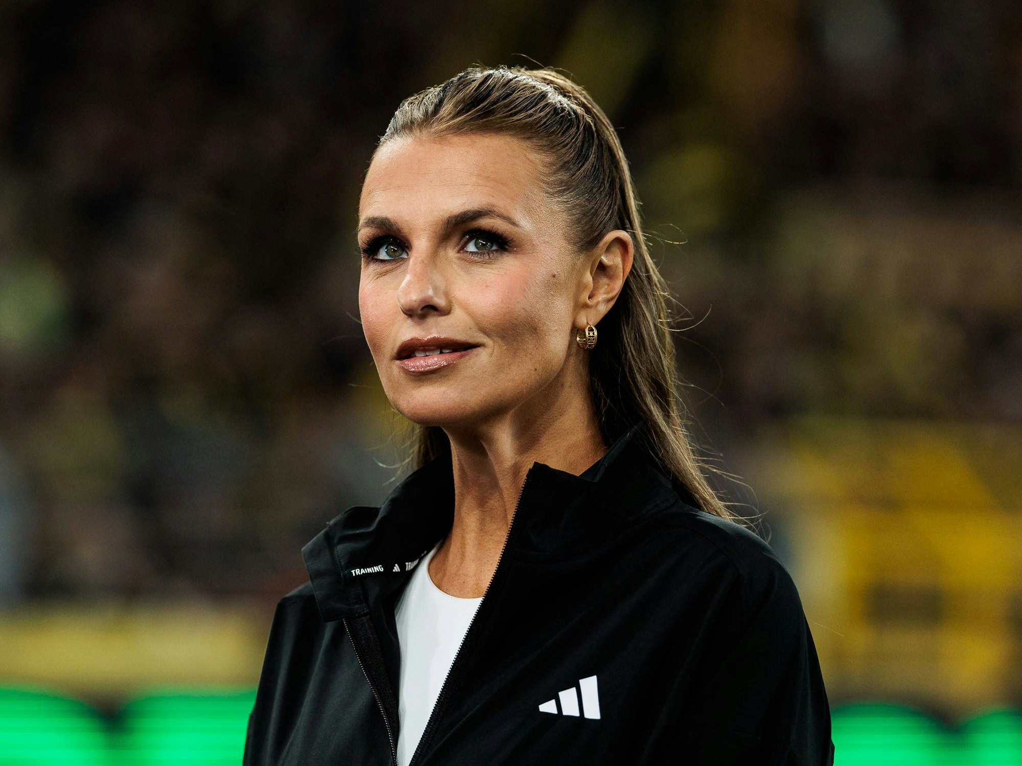 Moderatorin Laura Wontorra.