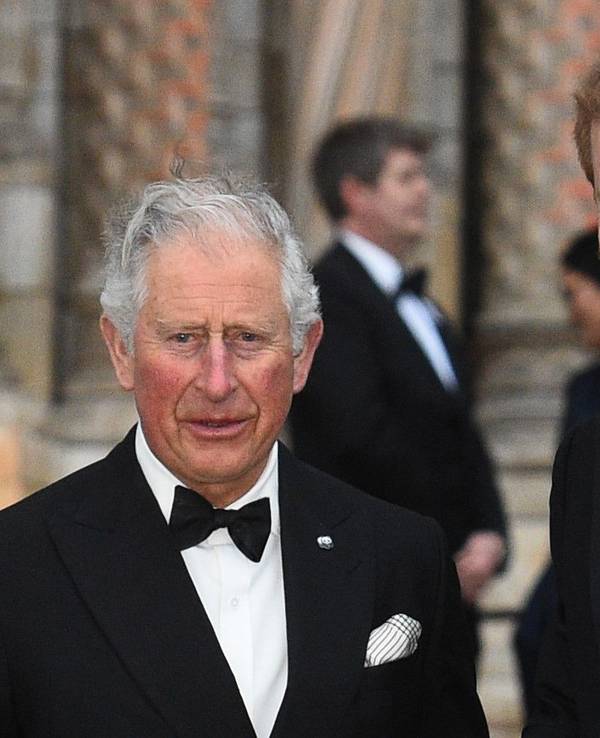 Foto aus harmonischen Tagen im Jahr 2019: Prinz Harry und sein Vater König Charles kommen zur Weltpremiere des von Netflix produzierten Film Our Planet im Naturkundemuseum in Kensington.