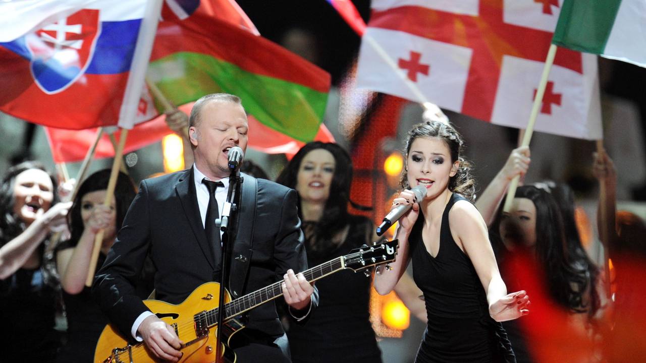 Lena Meyer-Landrut trat beim Eurovision Song Contest 2011 in Düsseldorf als Titelverteidigerin an – zusammen mit Stefan Raab.