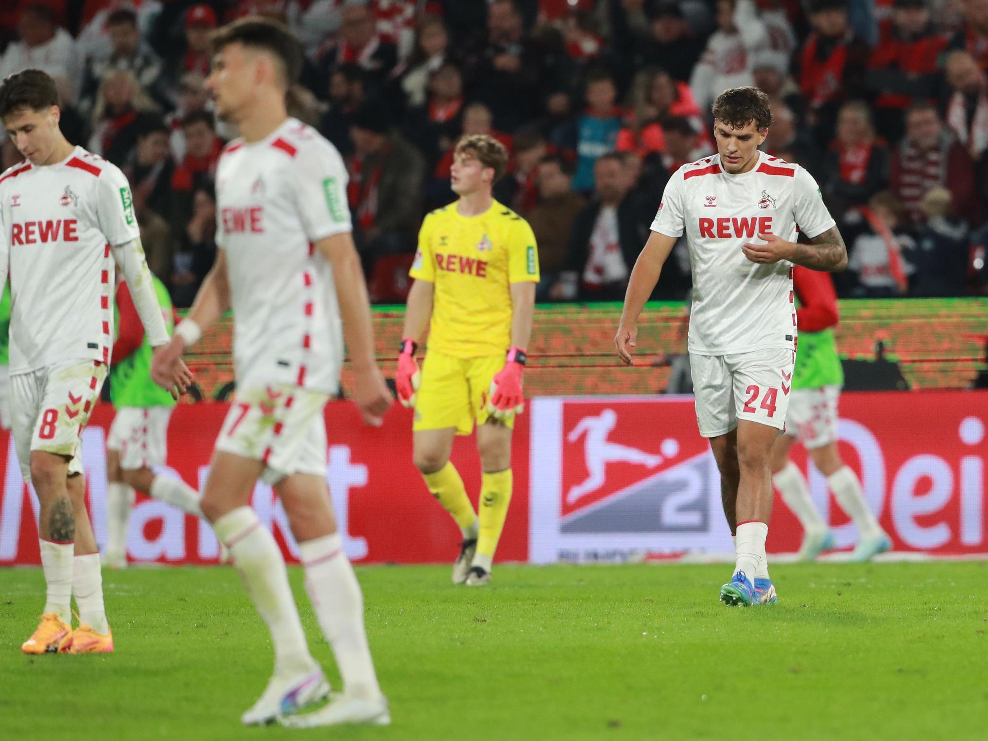 Der 1. FC Köln verliert zu Hause gegen Magdeburg.