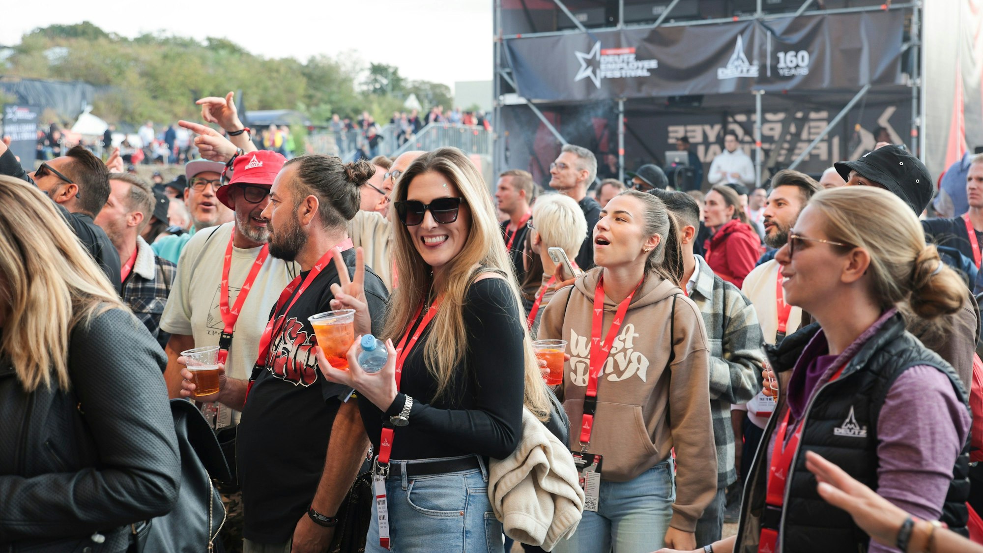 Festival der Firma Deutz in Köln.