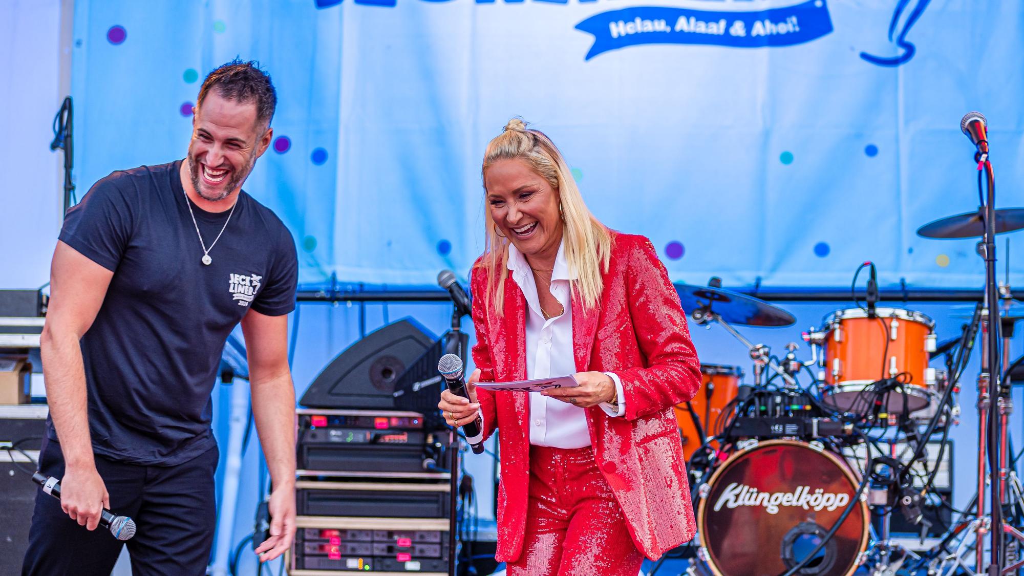 Nadine Kunze mit Pascal Tischler.