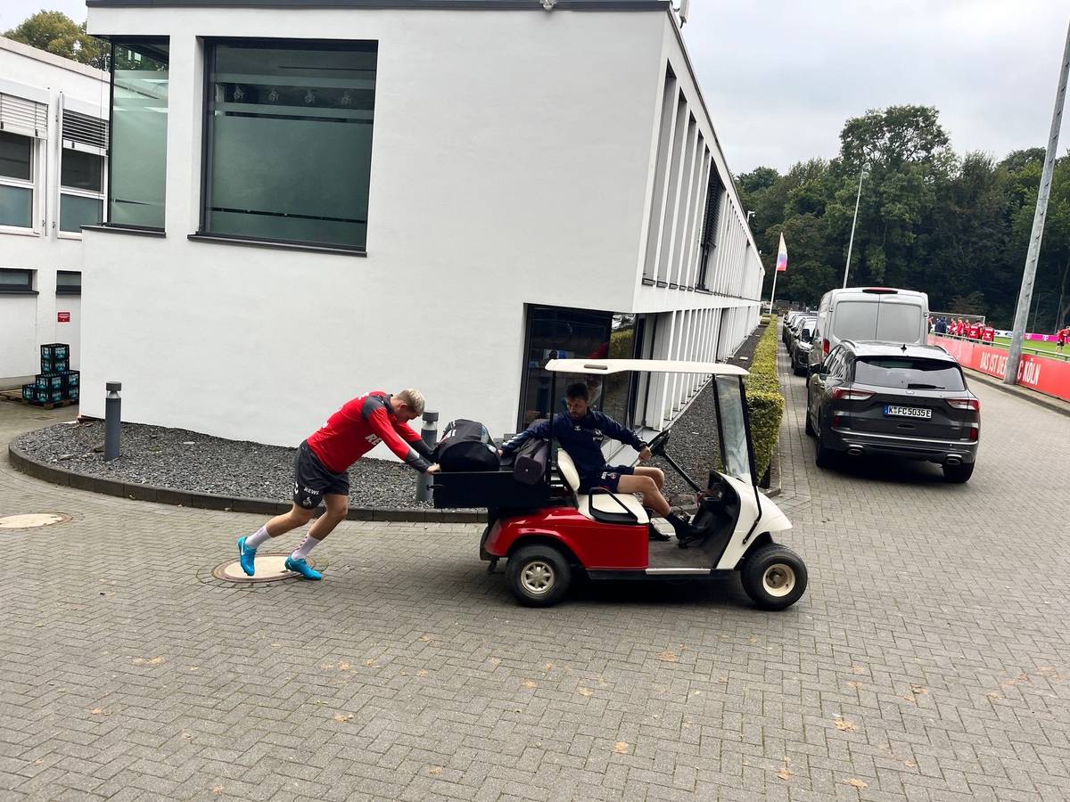 FC-Training am Geißbockheim.