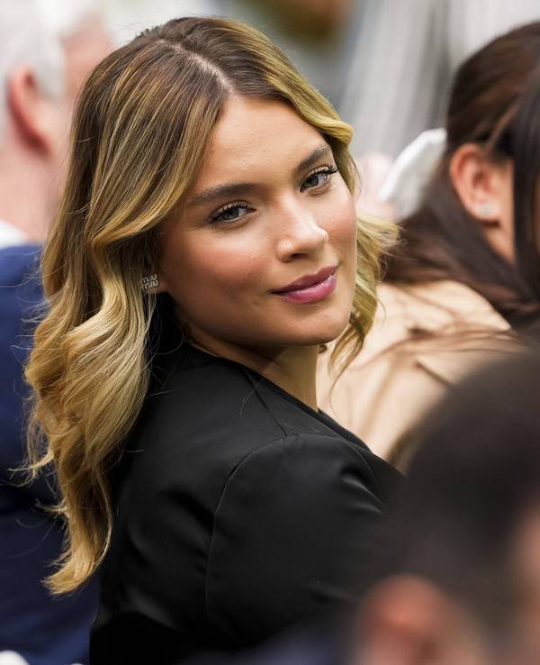 Model Gabriely Miranda bei der offiziellen Vorstellung von Endrick bei Real Madrid.