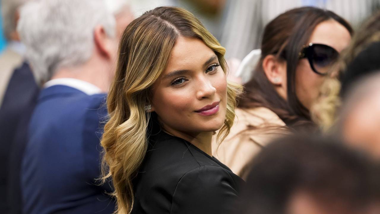 Model Gabriely Miranda bei der offiziellen Vorstellung von Endrick bei Real Madrid.