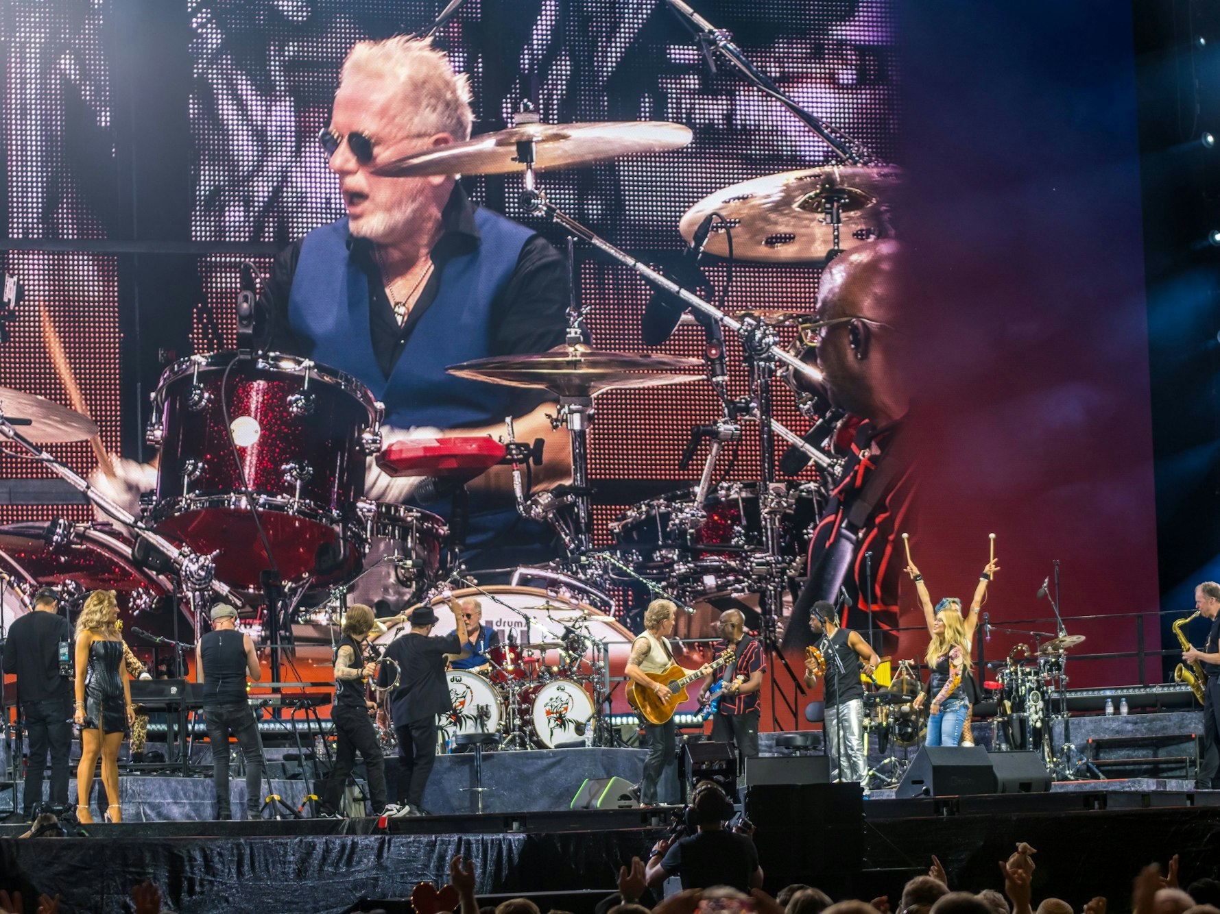 Die Band von Peter Maffay auf seiner Abschiedstour am 20. Juli 2024.