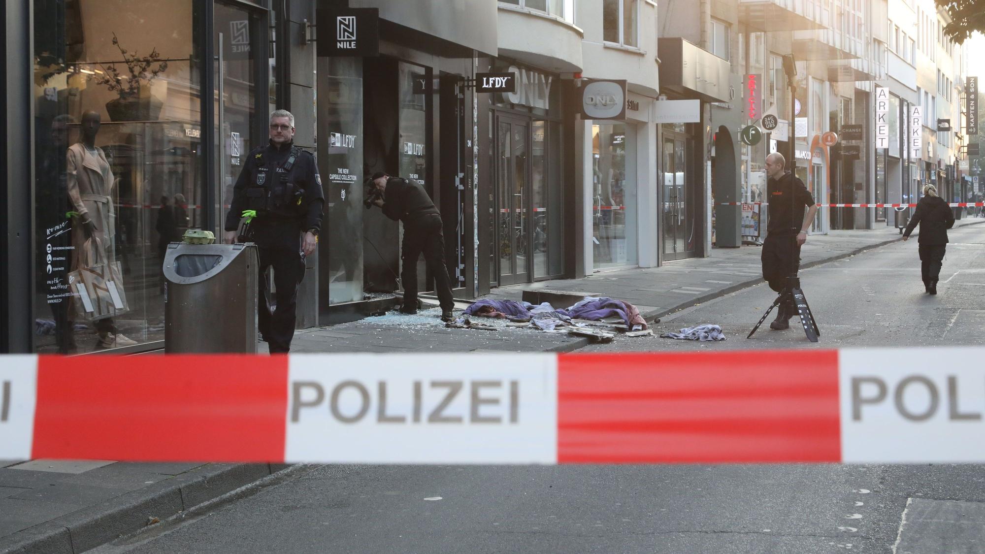 Das Foto zeigt den Anschlagsort auf der Ehrenstraße am 18. September 2024.