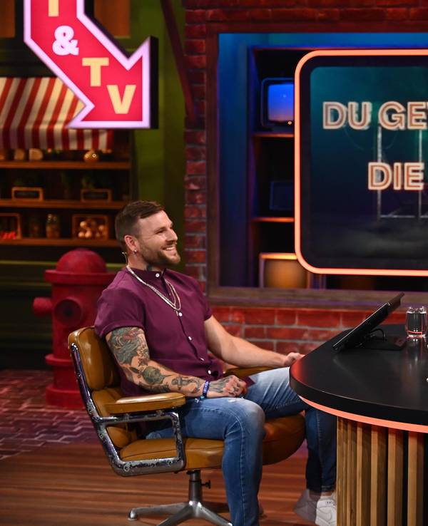 Kandidat Oliver Buse (l.) und Stefan Raab.