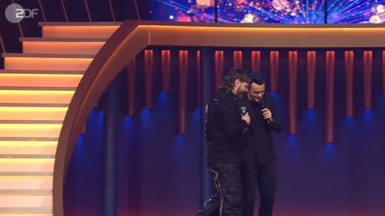 Rea Garvey und Giovanni Zarrella bei der „Giovanni Zarrella Show“ am 21. September 2024 in Offenburg.