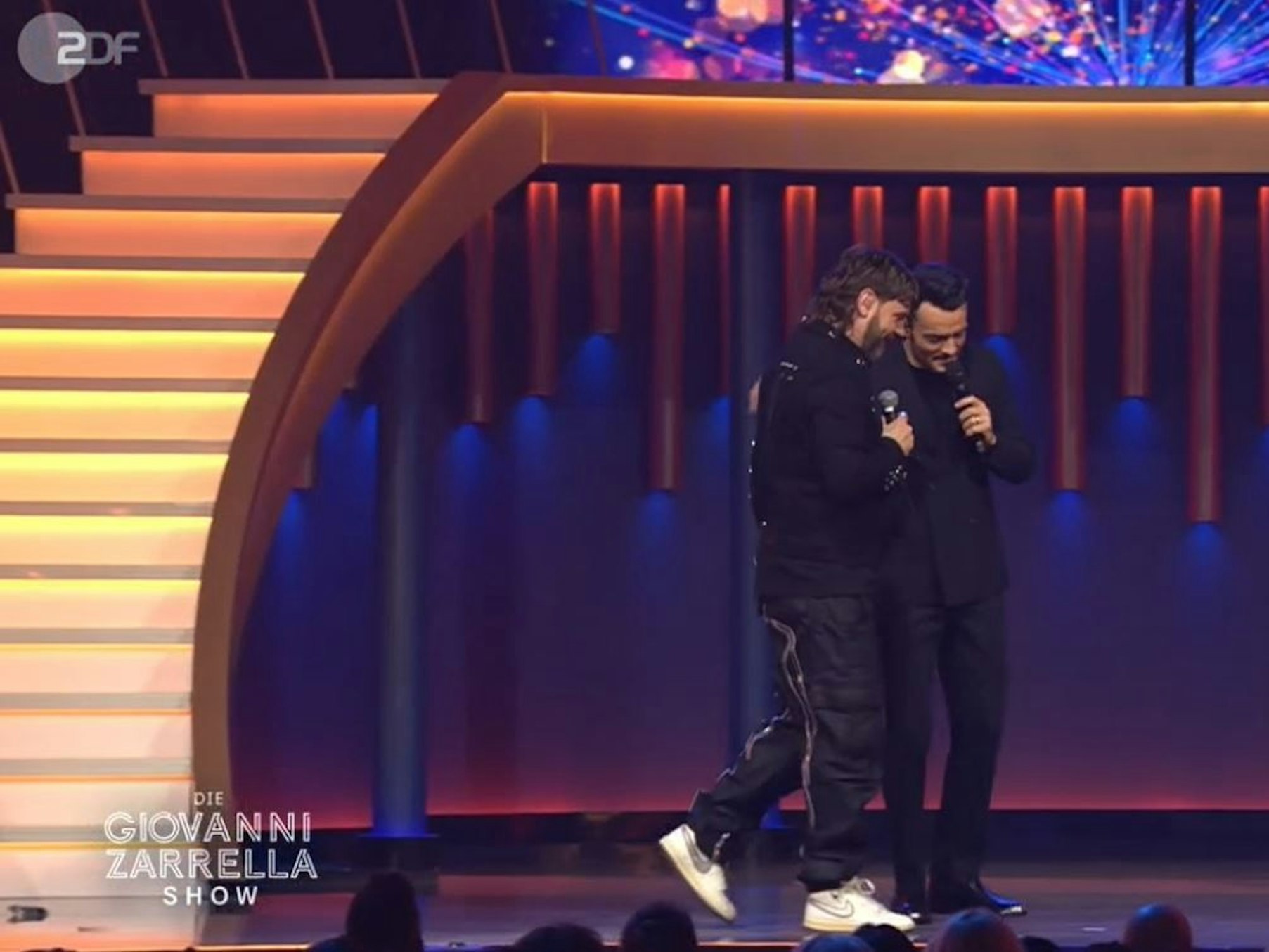 Rea Garvey und Giovanni Zarrella bei der „Giovanni Zarrella Show“ am 21. September 2024 in Offenburg.