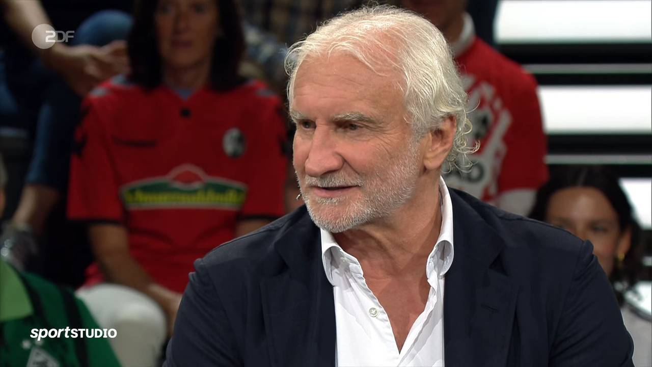 Rudi Völler am Samstag im ZDF-„Sportstudio“.