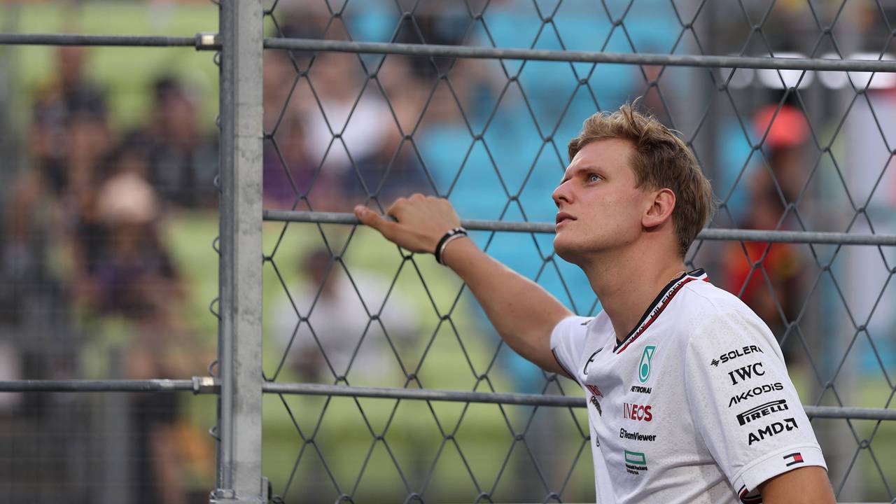Mercedes-Ersatzfahrer Mick Schumacher am Sonntag (22. September 2024) beim Großen Preis von Singapur.